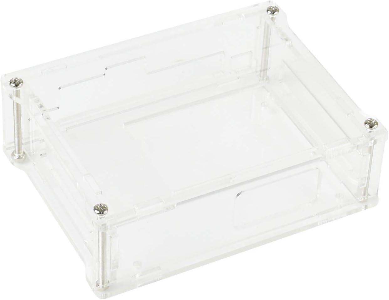 Waveshare Jetson Nano 2GB Developer Kit Acrylic Clear Case with Precise Opening Design Easy Access for GPIO and Camera Port