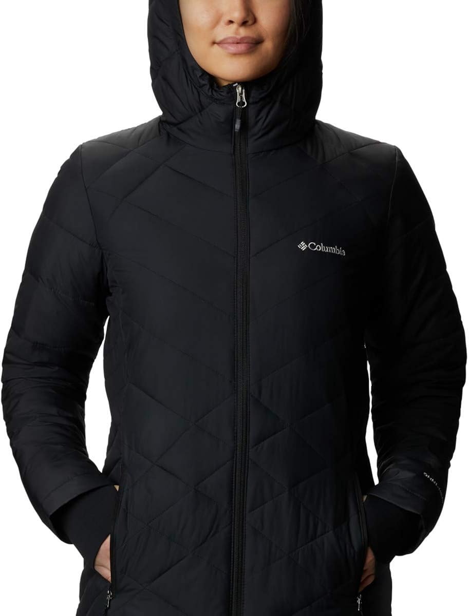 Columbia Womens Heavenly Long Hooded Jacket: Clothing