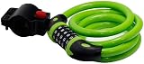 GOFRIEND Bike Lock 5 Digit Resettable 1.2m x 12mm Green TY566 High Security view 2