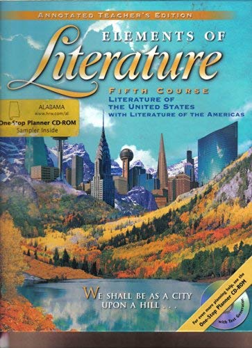 Elements Of Literature Fifth Course Literature Of The United States Annotated Teacher S Edition Daniel 9780030521171 Books