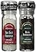 Trader Joe's Salt & Pepper Combo Pack w/ Grinders - Black Peppercorns and Sea Salt Crystals