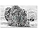 Visual Art Decor Black and White Animal Canvas Wall Art,Abstract Leopard Decor Canvas Prints Framed Artwork Living Room Bedroom Decor 24inchx32inch