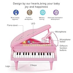 Conomus Toddler Piano Toy for Baby Girls-31 Keys