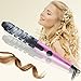Electric Hair Spiral Curler Deep Waver Curling Iron Wand Hot Tool,BlueTop (Purple)
