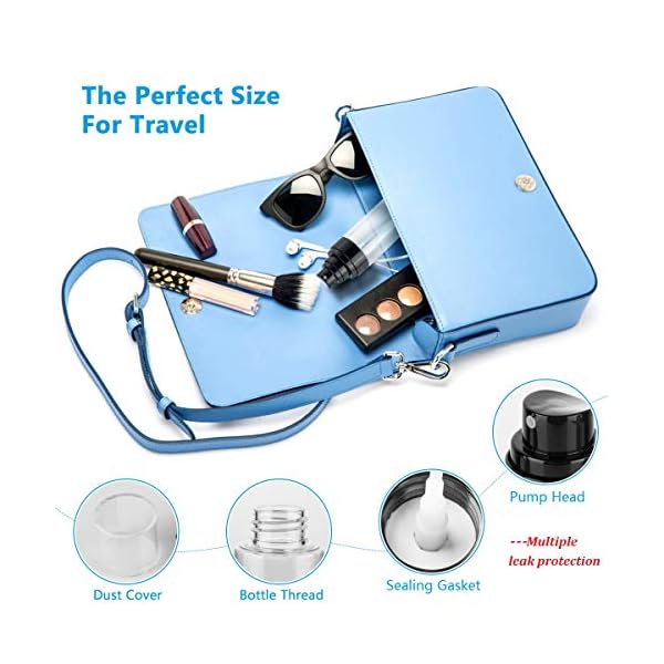 Spray Bottles,80ml Empty Fine Mist Plastic Travel Atomiser Bottle Set 3pcs