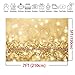 LYWYGG 7x5FT Vinyl Photography Backdrop Golden Grain Background for Paty Decoration Birthday Wedding Backdrops Studio Props CP-116
