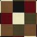 Sweet Home Stores Modern Boxes Design Area Rug 5' X 7', Multi-Color