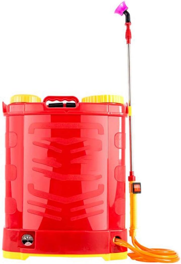 XGHW Electric Garden Sprayer Multi-function Backpack With Handle Multi-switch Control System Lithium Battery Adjustable Spray Bottle (Color : Orange, Size : 16L)