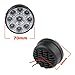LEMONBEST 2 x Cool White Car Auto Round LED Daytime Running Light 9 Leds 12v DC Car Charger Driving DRL Fog Lamp
