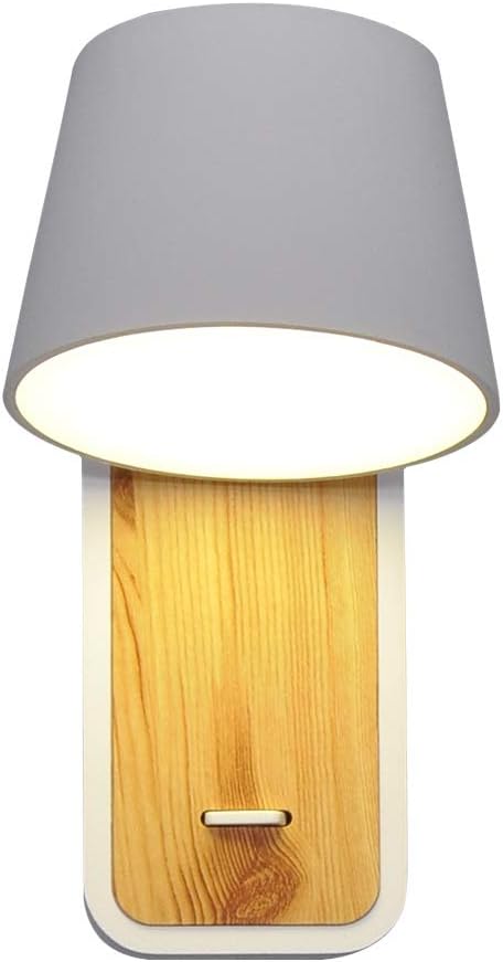 Artpad 7w Blanc Neutre Led Applique Nordique Avec Base En Bois Et Interrupteur Nordique En Bois Lampe De Lecture Murale Chevet Escalier Couloir Mur Appliques Murales Luminaire Amazon Fr Luminaires Et Eclairage
