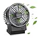 Desk USB Fan with Coaxial Rotor Design by Yemenren, Table Desktop Personal Mini Small USB Fan (2 Speeds, Super Quiet, 4 Inch)