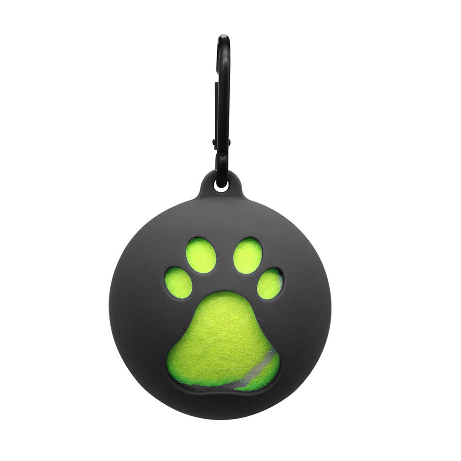 Hyclam Standard Tennis Ball Holder With Carabiner Hands-Free Pet Ball Cover Holder For Training Walking Tennis Play Durable Hands-free Pet Ball Cover Holder Flexible And Durable