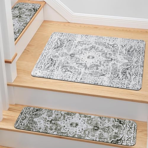 OJIA Stair Treads Non-Slip Landing Mat Indoor Stair