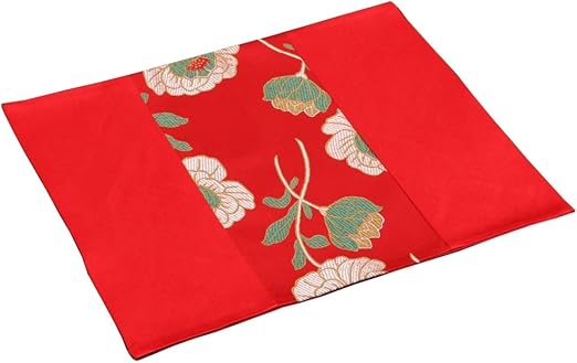 Amazon Com Lkh 2 Packs Table Placemats Red Vintage Placemat Insulated Placemat Vase Cushion Kitchen Table Centerpieces Decor 5 Styles Available Color Red Size D Home Kitchen
