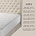 Micropuff Soft and Comfortable Twin XL Size Mattress Pad - Simple and Easy to Use Mattress Pad - 100 gsm - Odorless Filing - Durable at 125 Breaking Strength - Tight Elastic Stretch