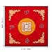 THY COLLECTIBLES Universal Mahjong/Paigow/Card/Game Table Cover - Red Mat 31.5