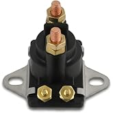 Solenoid Replacement 240-22005 for Mercury Marine 89-818864T Sierra 18-5817 | Fits J&amp;N 240-22005, Mercury 89-818864T 89-96158 89-96158T, Sierra 18-5817, WAI 67-712, Emp Parts 4-1202, 3387M.