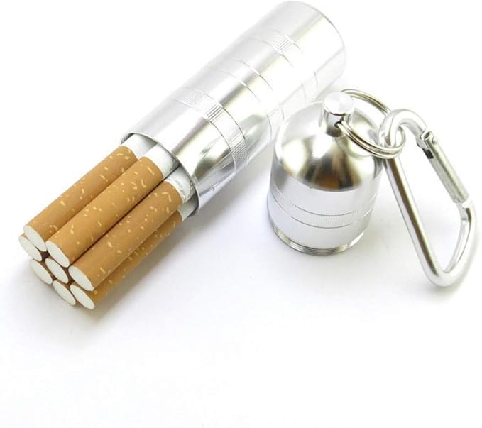 Metal Cigarette case Portable Men can be Loaded with Tobacco, Light and