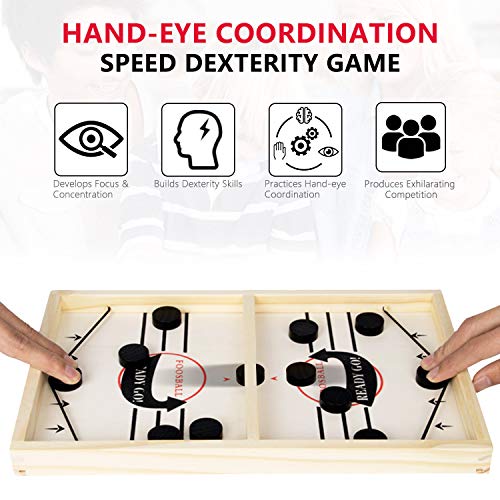 TOYDAZE Foosball Slingshot Game DOUBLE THICKER Foosball Winner Board