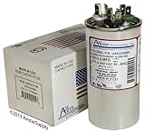 35 + 3 uf / Mfd Round Dual Universal Capacitor Replacement Amrad USA2226BA Replacement - used for 370 or 440 VAC , Made in the U.S.A.