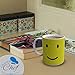 Magic Morning Coffee Mug, Yellow 12 Oz Heat Sensitive Color and Face Changing Ceramic Tea Cup, By Chuzy Chef