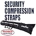 Athletico Padded Ski Bag Combo - Ski Bag & Separate Boot Bag - Store & Transport Skis Up to 200 CM and Boots Up To Size 13 - Padded to Protect All Your Ski Gear and Equipment for Travel (Black)