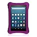 Fintie Shock Proof Case for Amazon Fire HD 8 (Previous Generation - 6th) 2016 release - Ultra Light Weight Protective Kids Friendly Cover, Purple