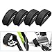 Groupcow 2 Pair Bicycle Pedal Straps Bike Feet Strap Tape for Fixed Gear Bike Blackthumb 3