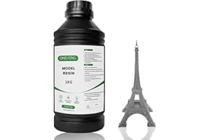 APEXMAKER 3D Printer Resin,3D Resin 1000g with Low Odor,High Precision,Quick Curing 405nm UV 3D Printer Resin Compatible with 4 8K DLP/LCD 3D Print (Grey)
