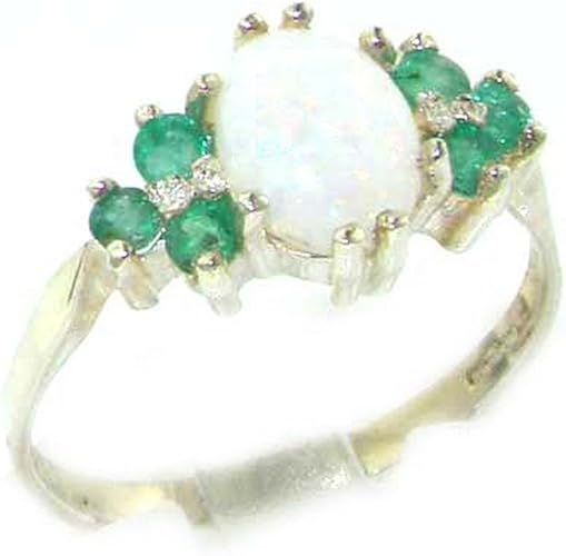 contemporary emerald rings uk