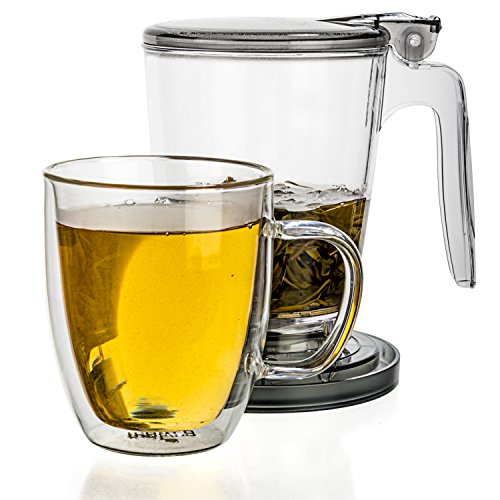 Tealyra rapidTEA MAKER 30ounce Loose Tea Teapot Infuser Best