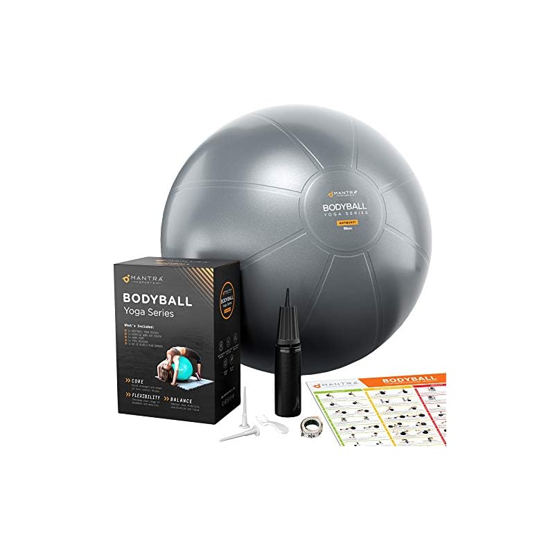 MANTRA SPORTS Exercise Ball Chair, Pilates Ball Best Yoga Shop
