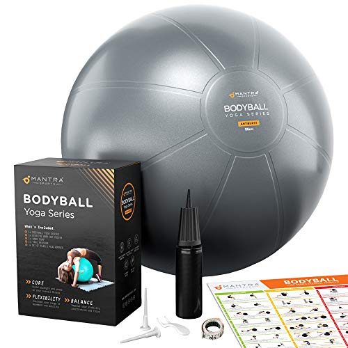 MANTRA SPORTS Exercise Ball Chair, Pilates Ball Best Yoga Shop