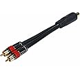 Monoprice 6inch RCA Female to 2-RCA Male Digital Coaxial Splitter Adapter