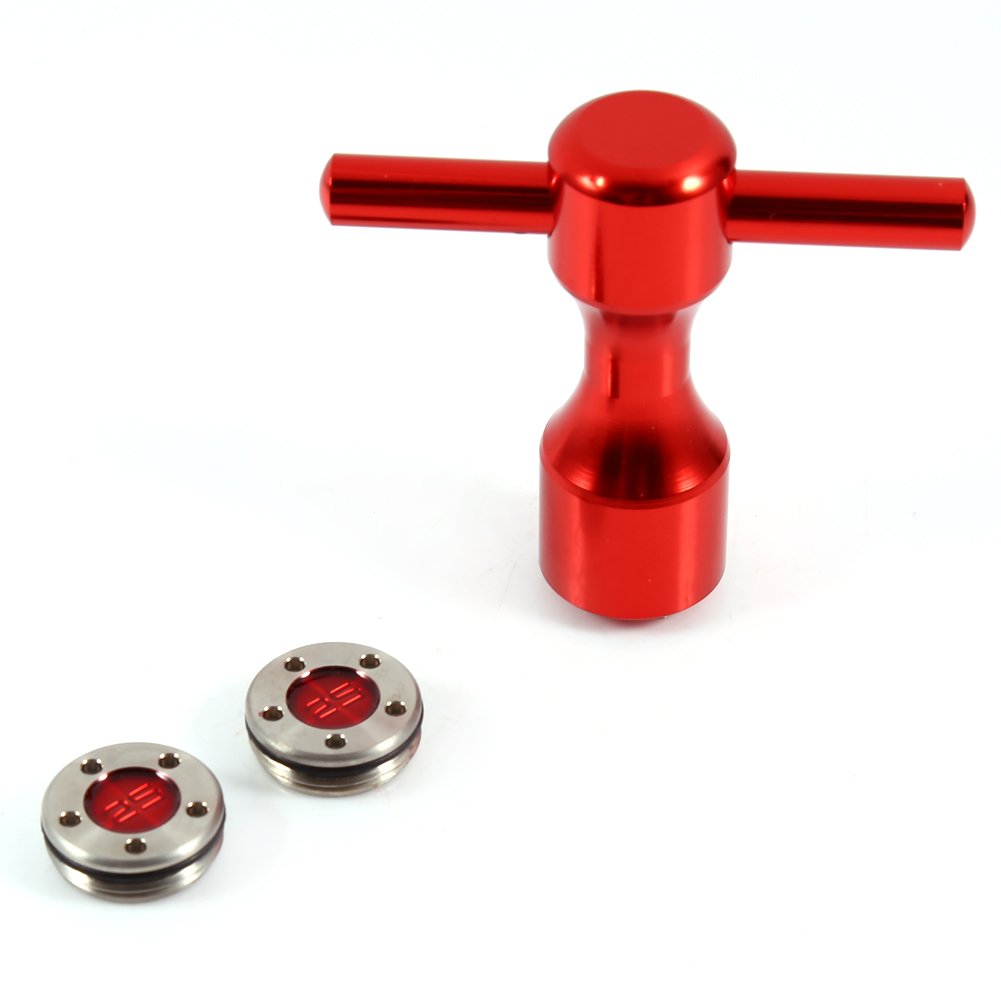 Dwawoo Putter Weight Wrench Tool, Golf Screw Wrench with 2 Custom Putter Weights Golf Putter Tool Kit for Scotty Cameron(30G) Scotty Cameron Putter