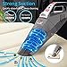 TowerTop Car Vacuum, Portable Car Vac 12V High Power Corded Handheld Vacuum with 16.4ft Power Cord