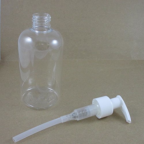 4 Liquid Soap Dispenser Pump Lotion Refillable Empty Bottle Plastic Jar 8 oz !
