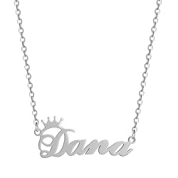 Custom Silver Name Necklace Personalized for