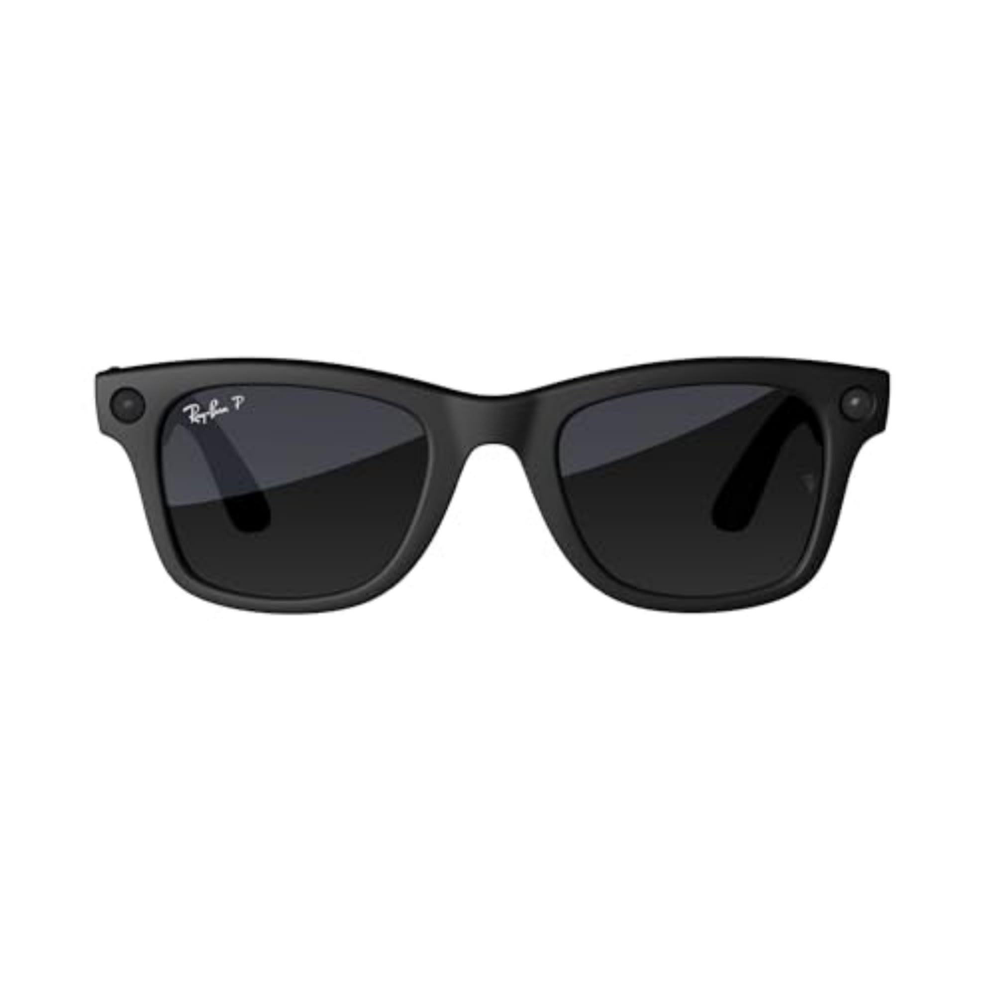 Meta Ray-Ban Glasses, Wayfarer, Matte Black | Capture high-def photos and videos — Listen to music and podcasts — Ask AI for directions, real-time answers and more — Send texts and make calls
