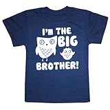 Happy Family I’m The Big Brother Pregnancy Announcement Boys T-Shirt (2T, Navy), Online Clothing Store