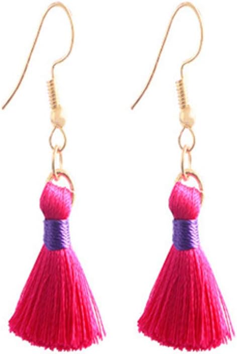 New Bohemian 3 Layered Fringe Tassels Earrings for Women Simple Tassel Dangle Earrings Ethnic Oorbel