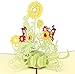 CocoStore 3D Pop Up Greeting Cards Sunflower Birthday Mother Day Thank You Christmas