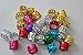 48PC Dreadlocks Beads Aluminum Cuffs Hair Decoration Filigree Tube 10mm (Silver)