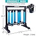 ODDSPRO Fishing Rod Rack, Fishing Rod Holder - 2 Styles Holds Up 6 or 18 Rods - for Freshwater Fishing Rods and Combos (Silver-18Rods)