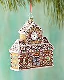 Christopher Radko Candy Station Gingerbread Glass Christmas Ornament