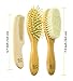 Baby Hair Brush and Baby Comb Set for Newborn, Boy and Girl - Wooden Baby Brush w/Soft Goat Bristles for Cradle Cap - Infant, Toddler Hair Brush, Baby Grooming kit, Soft Hair Brush by Stone & Clark