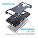 Moment Dextrad [Non-Slip Grip] [Dual Layer] [Impact Resistant] Hybrid Heavy Duty Protection Cover for LG K20V (Blue/Black)