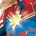 Costumes USA Light-Up Captain Marvel Halloween Costume for Girls, Superhero Jumpsuit, Small, Dress Size 4-6