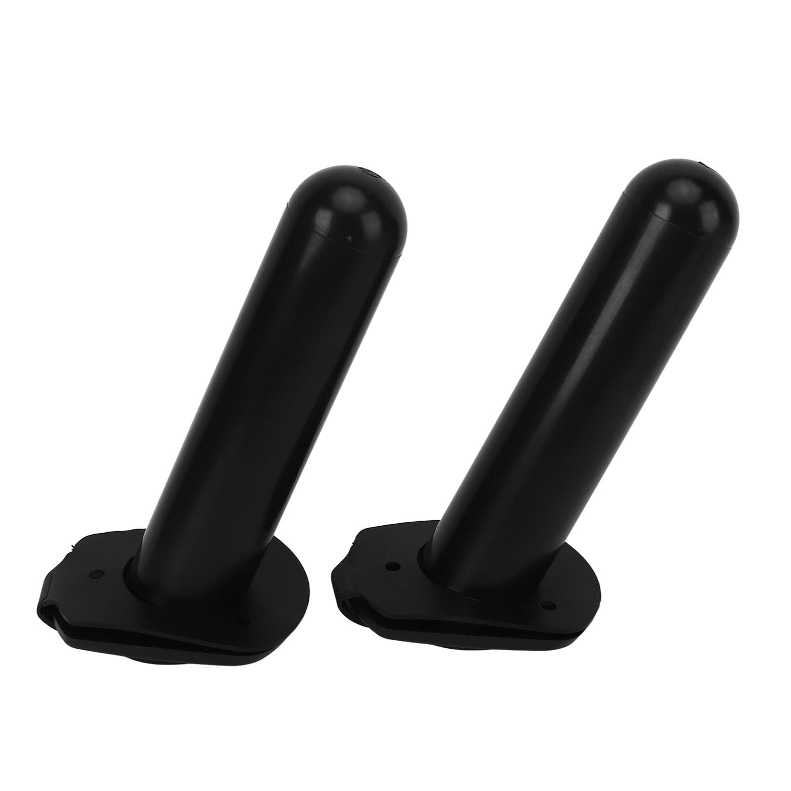 RiToEasysports Kayak Fishing Pole Holder, Flush Mount, Black, PC & ABS Material, Fits Variable Rod Sizes