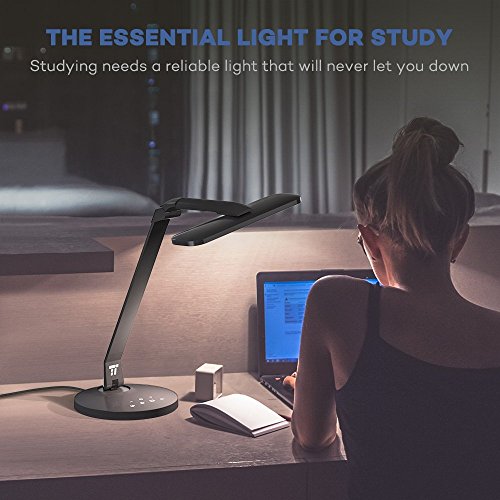 image for TaoTronics LED Desk Lamp Fully Rotatable Dimmable, Wider Lighting Zone